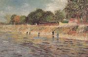Vincent Van Gogh The Banks of the Seine (nn04) oil painting on canvas